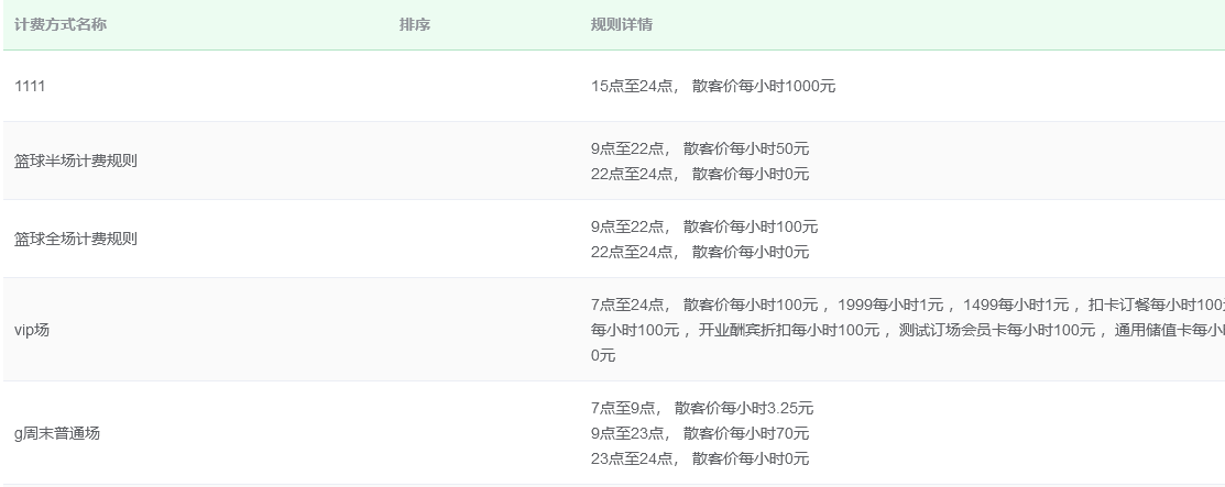 定价设置